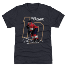 Florida Panthers - Matthew Tkachuk Offset Navy NHL T-Shirt