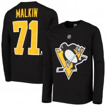 Pittsburgh Penguins Dětské - Evgeni Malkin NHL Tričko s dlouhým rukávem
