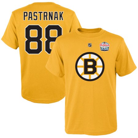 Boston Bruins Dětský - David Pastrnak 2021 Outdoors NHL Tričko