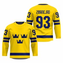 Sweden - Mika Zibanejad 2025 Hockey Replica Jersey