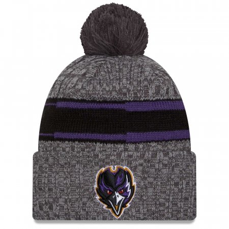 Baltimore Ravens - 2023 Sideline Sport Gray NFL Zimní čepice