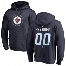 Winnipeg Jets - Team Authentic NHL Mikina s kapucňou/Vlastné meno a číslo
