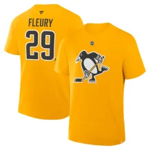 Pittsburgh Penguins - Marc-Andre Fleury Stack Gold NHL Tričko