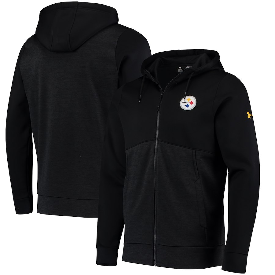 Football Fan Shop Officially Licensed NFL Full-Zip Hooded Jacket - Steelers
