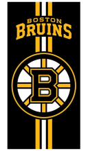 Boston Bruins - Team Prestige Black NHL Beach Towel