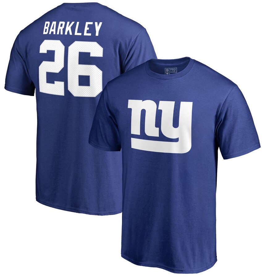 New York Giants - Saquon Barkley Pro Line NFL T-Shirt :: FansMania