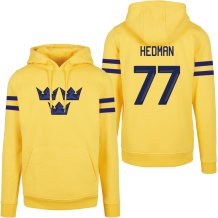Szwecja - Victor Hedman 2026 Hockey Bluza s kapturem