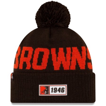 Cleveland Browns youth - 2019 NFL Sideline Road Sport NFL Winter Knit Hat