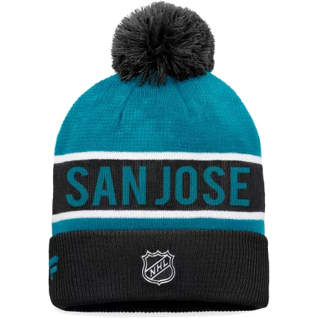 San Jose Sharks - Authentic Pro Rink Cuffed NHL Zimní čepice