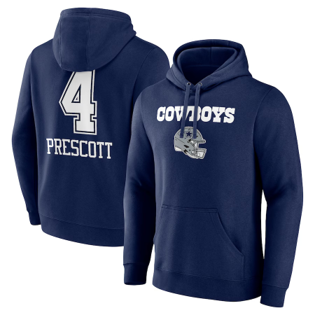 Dallas Cowboys - Dak Prescott Wordmark NFL Mikina s kapucňou