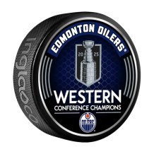 Edmonton Oilers - 2025 Western Conference Champs NHL Puck
