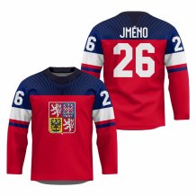 Czechia - 2026 Hockey Replica Fan Jersey Red/Customized