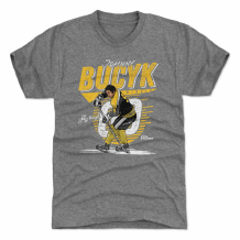 Boston Bruins - Johnny Bucyk Comet Gray NHL T-Shirt