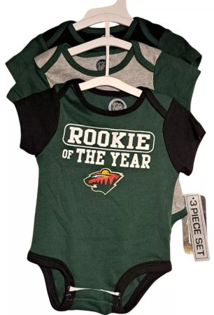 Minnesota Wild Niemowlę - Rookie NHL Body Set