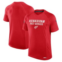 Detroit Red Wings - 2024 Authentic Pro Rink Tech Red NHL T-shirt