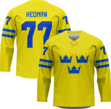 Szwecja - Victor Hedman Hockey Replica Jersey