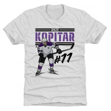 Los Angeles Kings Anze Kopitar Official Green Old Time Hockey