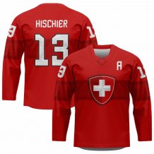 Switzerland - Nico Hischier Replica Fan Jersey