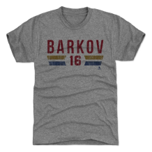 Florida Panthers - Aleksander Barkov Font Gray NHL T-Shirt