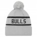 Chicago Bulls - Jake Cuff NBA Gray Knit hat