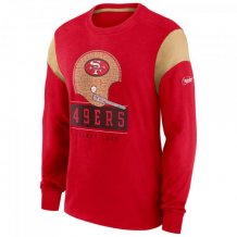 San Francisco 49ers - Historic Slub NFL Tričko s dlhým rukávom