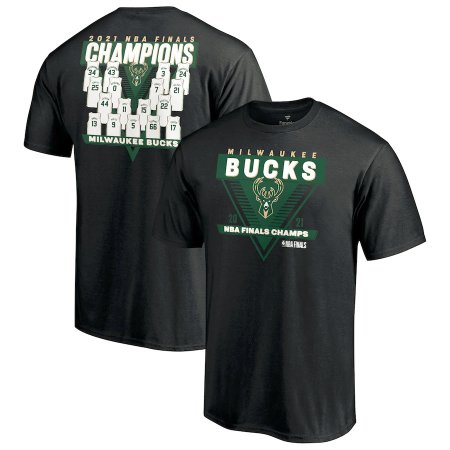 Milwaukee Bucks - 2021 Champions Roster Jersey NBA T-shirt