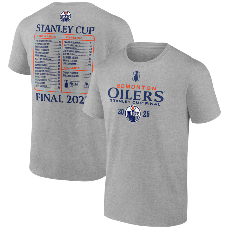 Edmonton Oilers - 2025 Stanley Cup Final Roster NHL T-Shirt