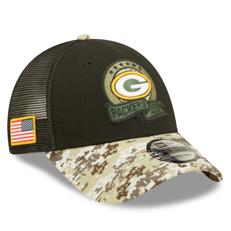 Green Bay Packers - 2022 Salute To Service 9Forty NFL Kšiltovka