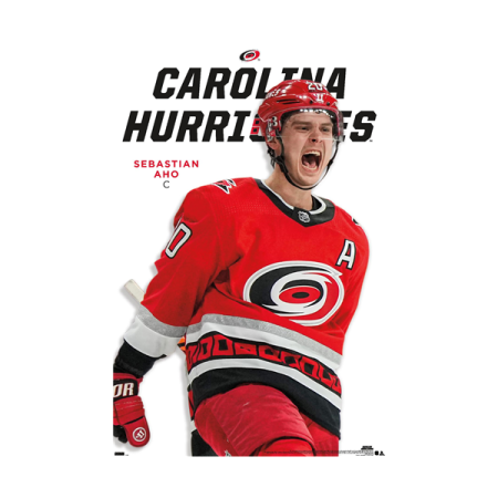 Carolina Hurricanes - Sebastian Aho Feature NHL Plakat