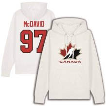 Kanada Hockey Connor McDavid White Sweatshirt