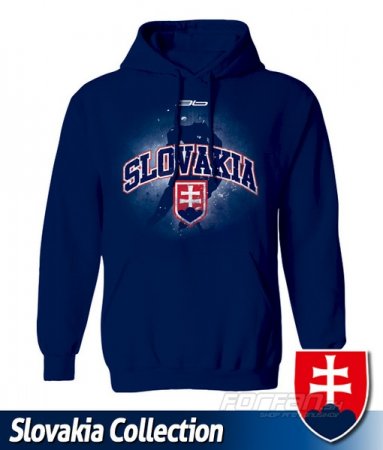 Slovakia - Slovensko Fan verzia 3 Mikina s kapucňou
