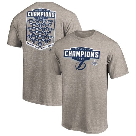 Tampa Bay Lightning - 2021 Stanley Cup Champs Jersey Roster NHL T-shirt