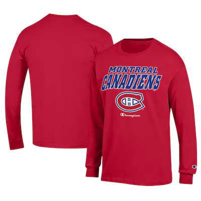 Montreal Canadiens - Jersey Champion NHL Koszula z długim rękawem - Wielkość: XXL/USA=3XL/EU