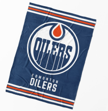 Edmonton Oilers - Team Logo 150x200cm NHL Decke
