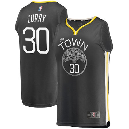 Golden State Warriors Youth - Stephen Curry Fast Break Replica NBA Jersey