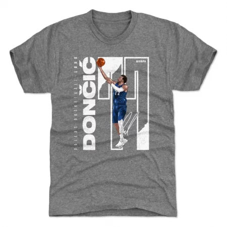Dallas Mavericks - Luka Doncic Stretch Gray NBA Koszulka