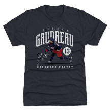 Colombus Blue Jackets - Johnny Gaudreau Game Navy NHL T-Shirt