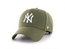 New York Yankees - Team MVP Khaki White Logo MLB Czapka