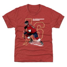 Florida Panthers Youth - Aleksander Barkov Offset Red NHL T-Shirt