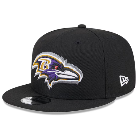 Baltimore Ravens - 2024 Draft Black 9Fifty NFL Kšiltovka