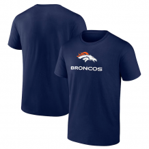Denver Broncos - Team Lockup Navy NFL T-Shirt