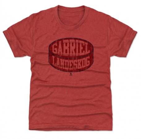 Colorado Avalanche Detské - Gabriel Landeskog Puck NHL T-Shirt