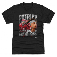 Kansas City Chiefs - Patrick Mahomes Vintage Black NFL T-Shirt