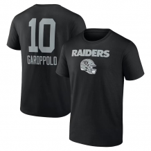 Las Vegas Raiders - Jimmy Garoppolo Wordmark NFL T-Shirt