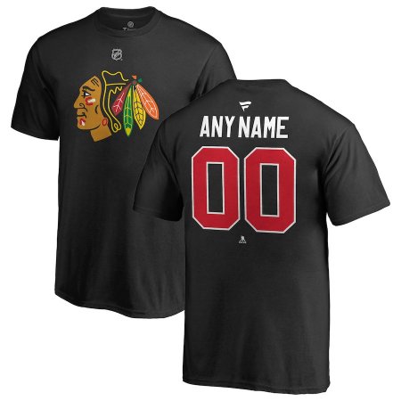 Chicago Blackhawks - Team Authentic NHL T-Shirt with Name and Number