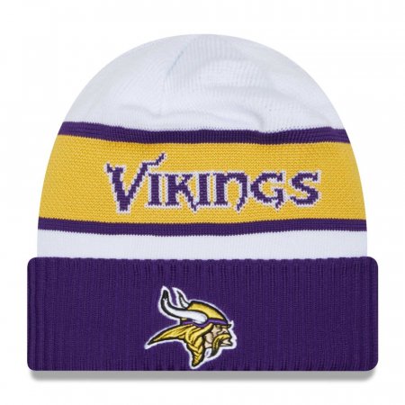 Minnesota Vikings - 2023 Sideline Tech White NFL Czapka zimowa