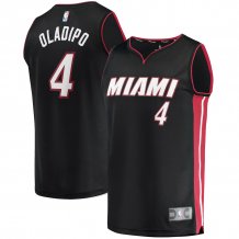 Miami Heat - Victor Oladipo Fast Break Replica Black NBA Koszulka