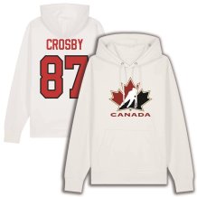 Kanada Hockey Sidney Crosby White Bluza s kapturem