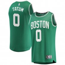 Boston Celtics - Jayson Tatum Fast Break Replica Green NBA Jersey
