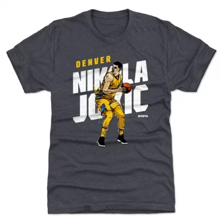 Denver Nuggets - Nikola Jokic Post Up Navy NBA Tričko